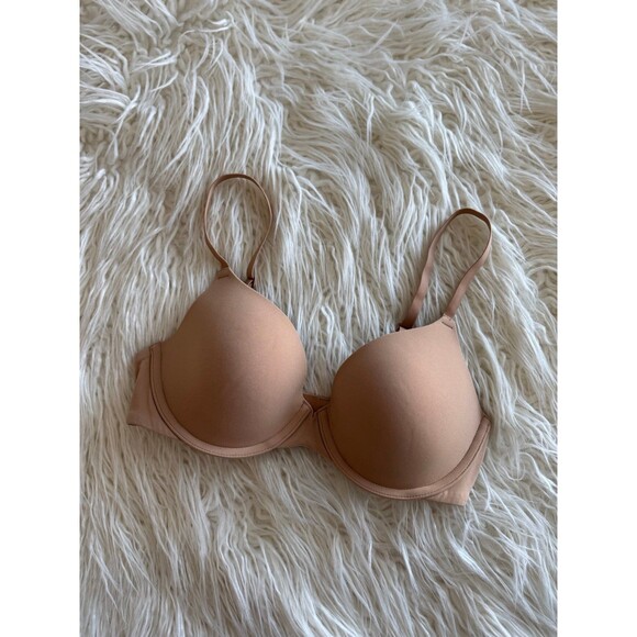 Skims Fits Everybody T-shirt Bra Ochre Size 32C - Picture 4 of 7